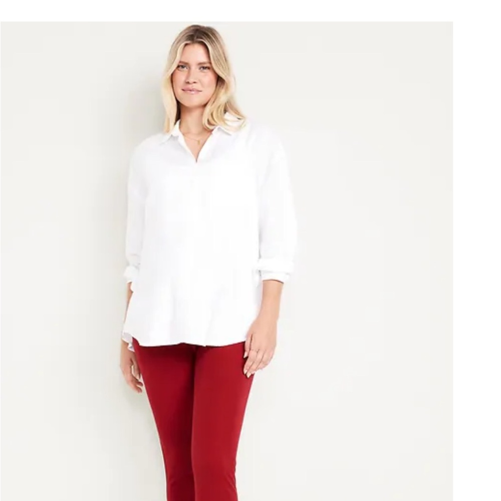 Old Navy Maternity Red Pixie Pant 16